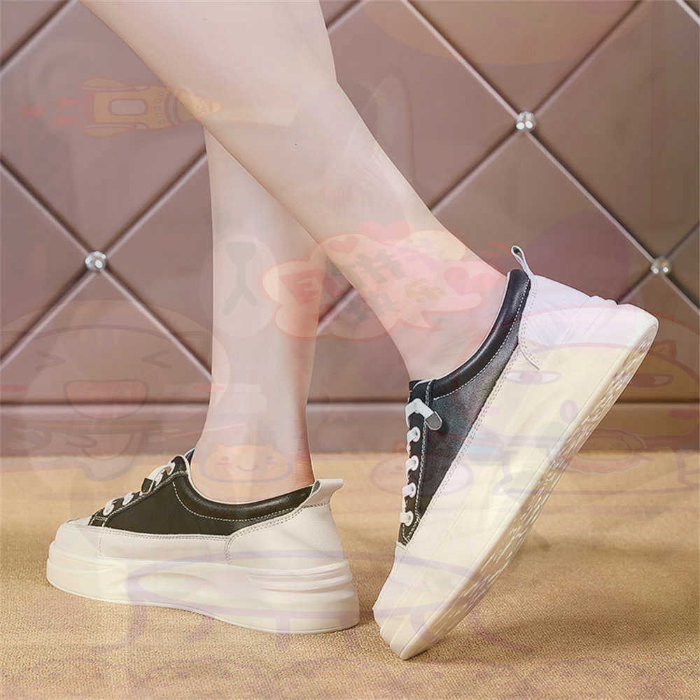 Information Technology Officer - Mocasines gruesos con cordones para mujer,