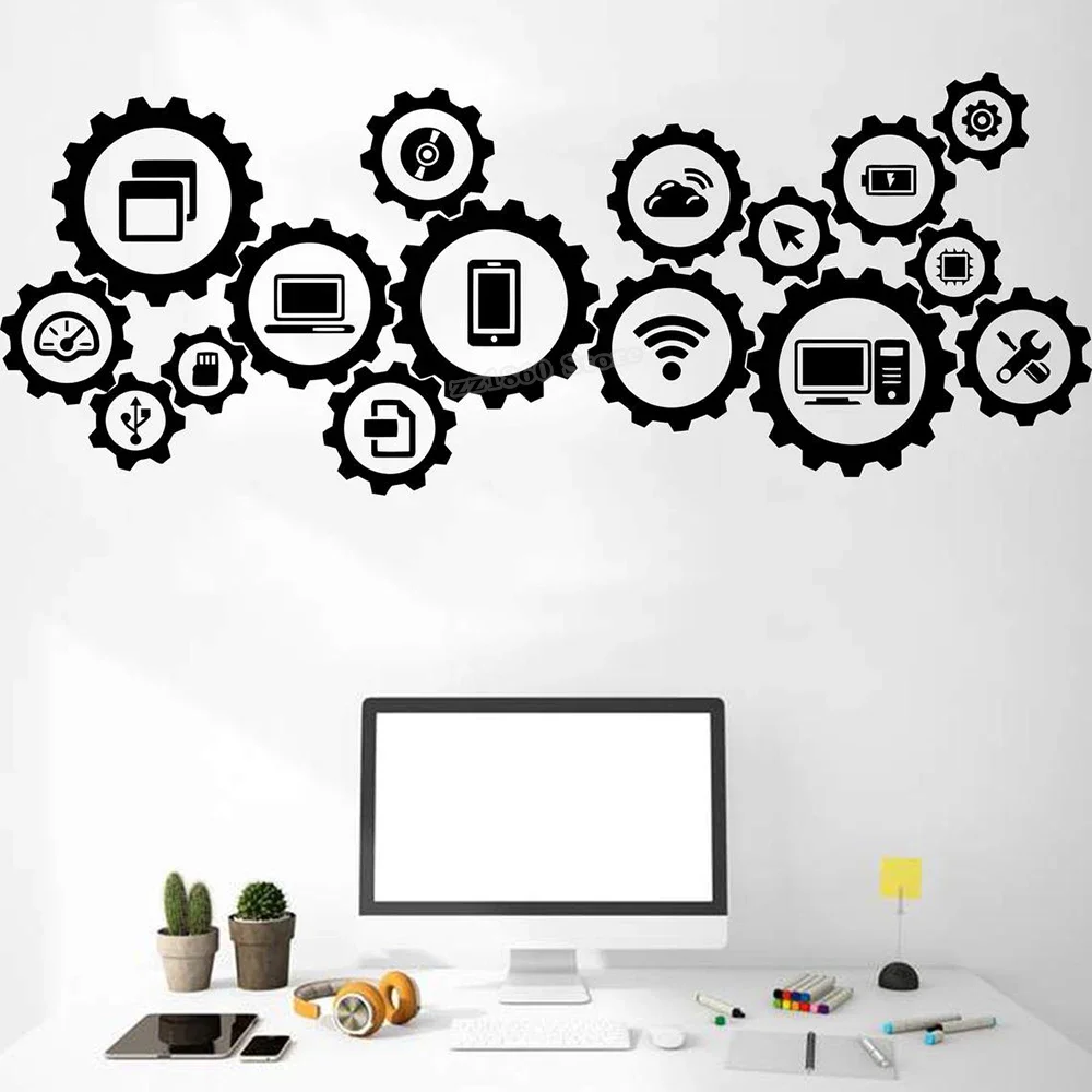 Information Technology Officer - Calcomanía de vinilo con tecnología de