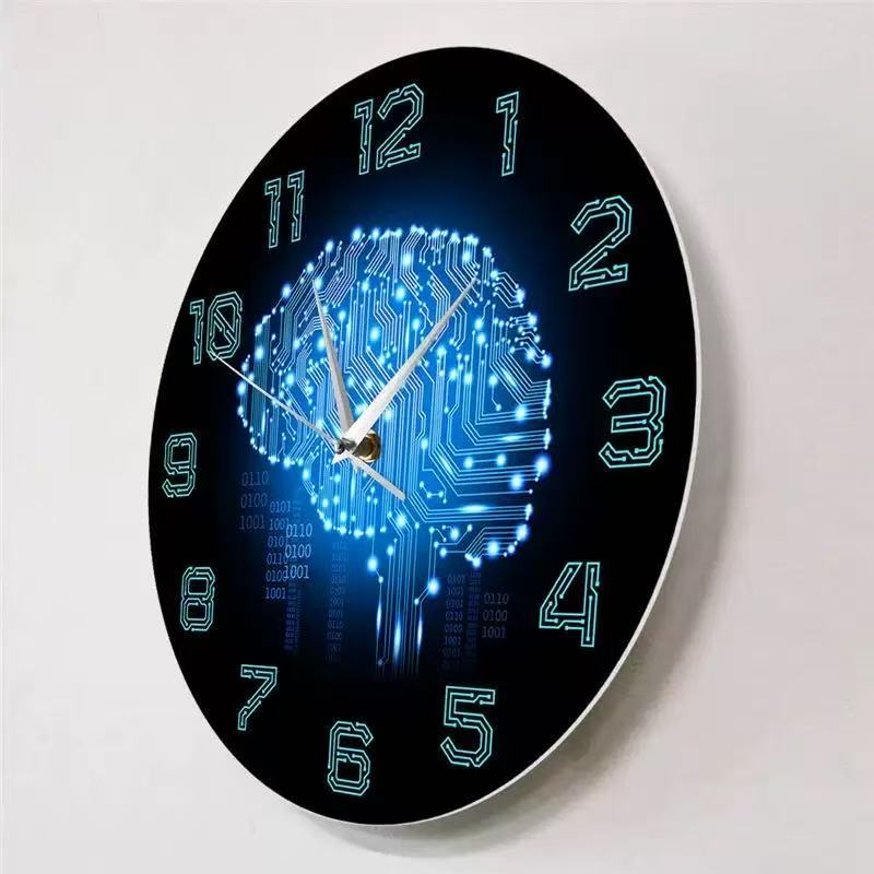 The Office It Tech - Reloj de Pared Tech Brain con