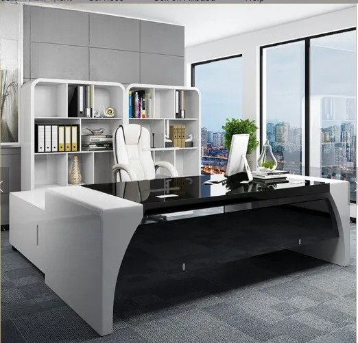 Office Tech Furniture - Escritorio de oficina ejecutivo de alta