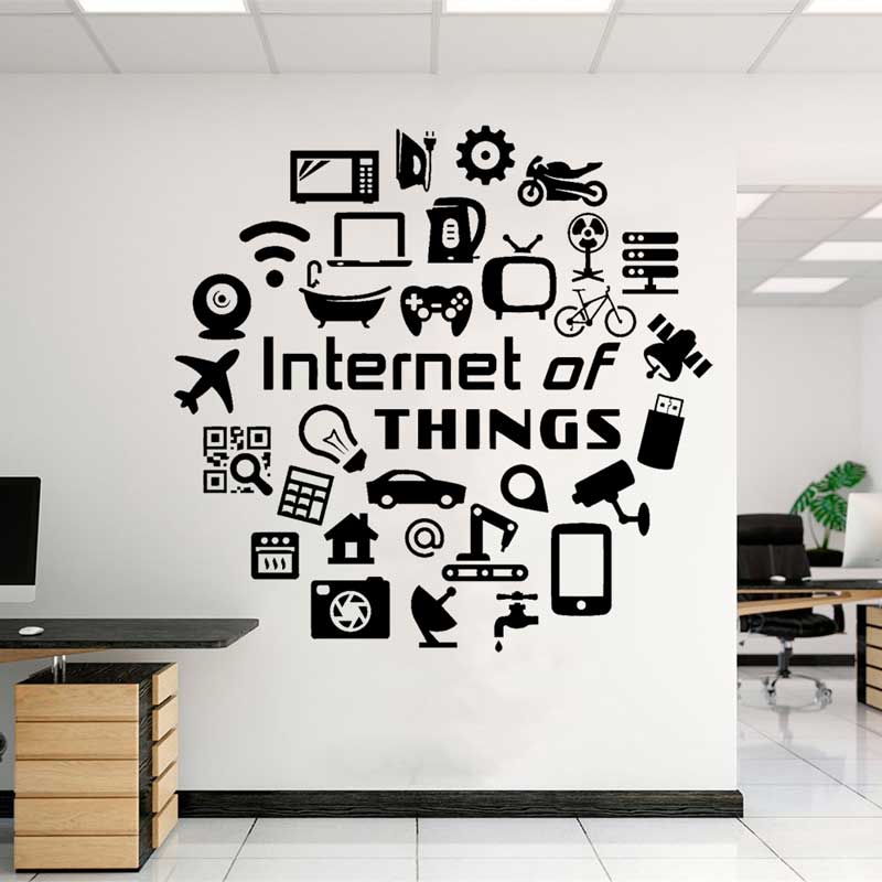 The Office It Tech - Calcomanías de vinilo tecnológicas para pared,