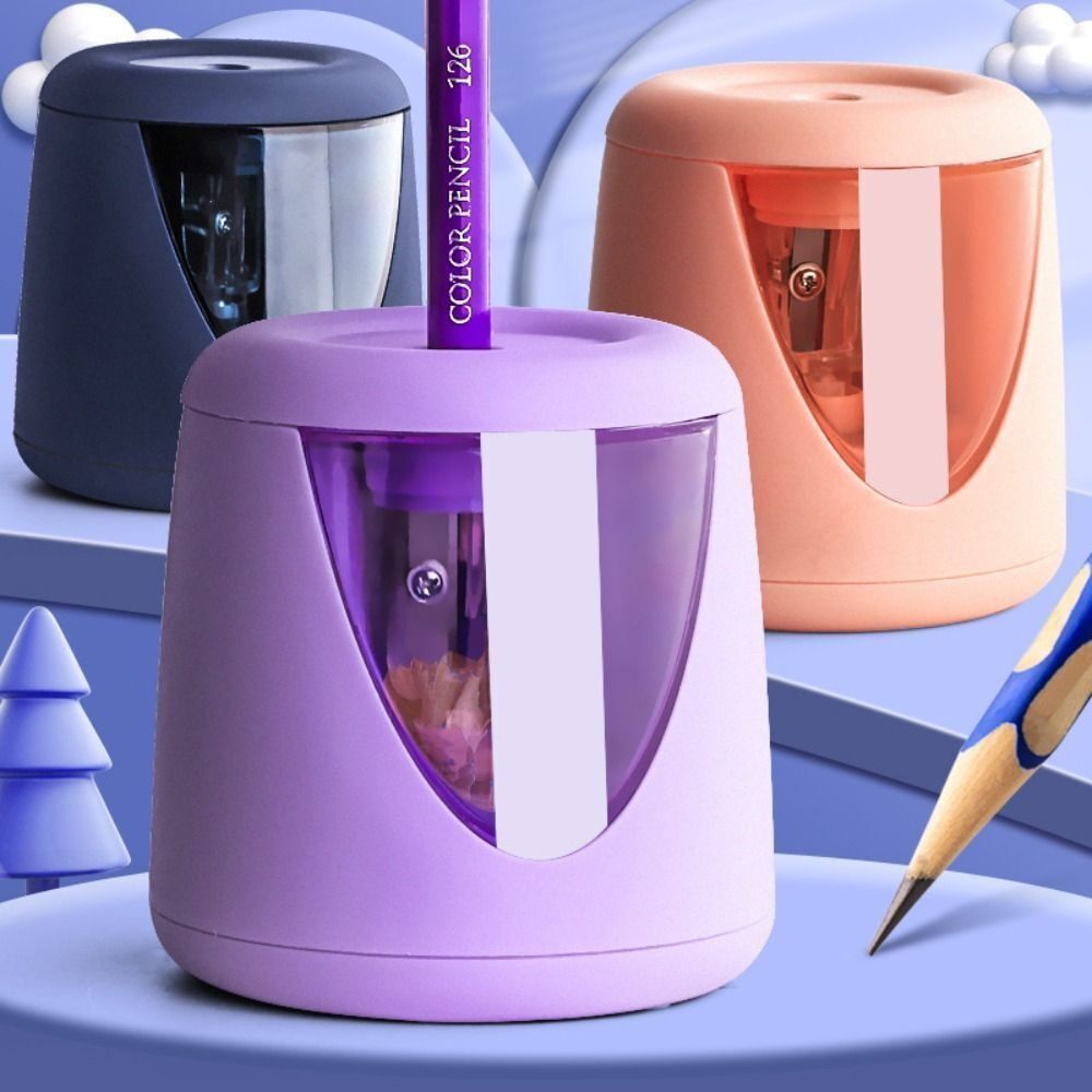 Office Tech - Sacapuntas Eléctrico de Dibujos Animados para