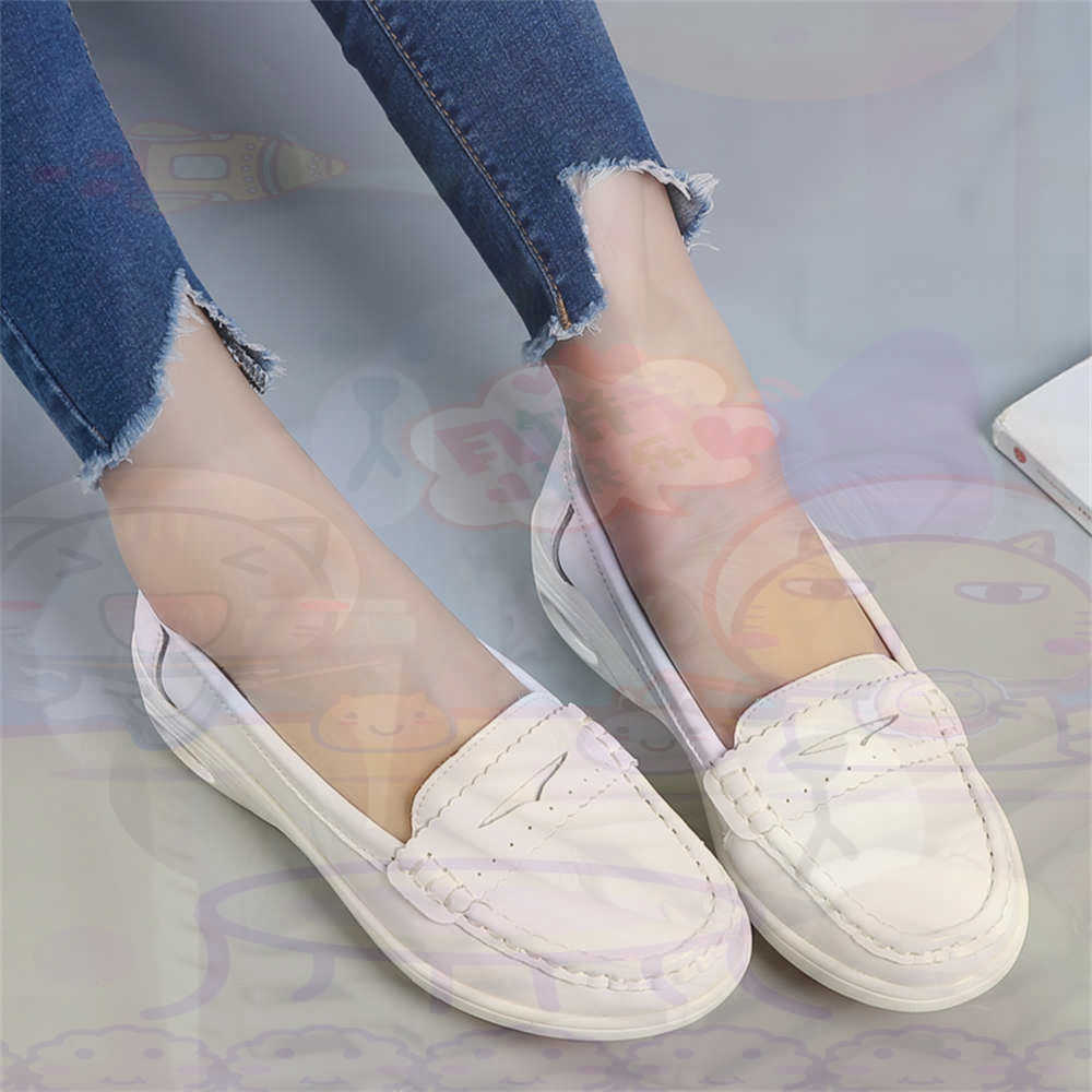 Information Technology Officer - Zapatos suaves sin cordones para mujer,