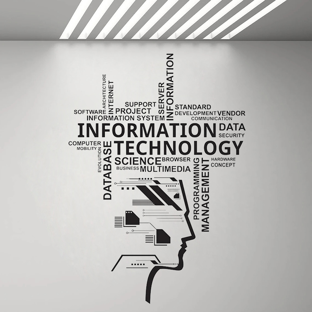 Information Technology Officer - Vinilo Decorativo de Tecnología de la