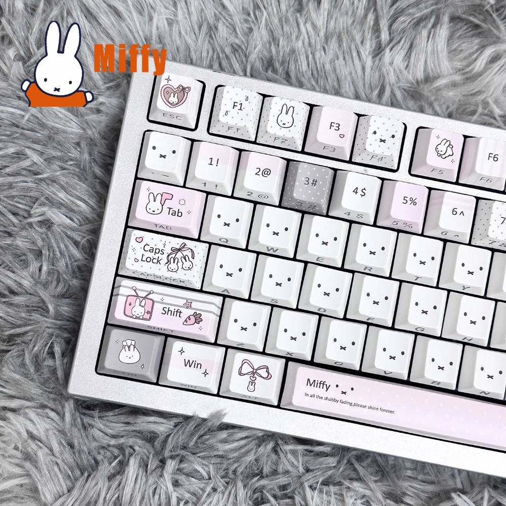 Set de Teclas Kawaii Miffy par - Office Tech reseña y precio