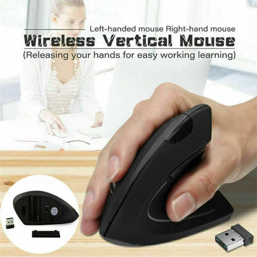 Ratón Vertical ergonómico 2,4  - Ergonomic Mouse Vertical reseña y precio