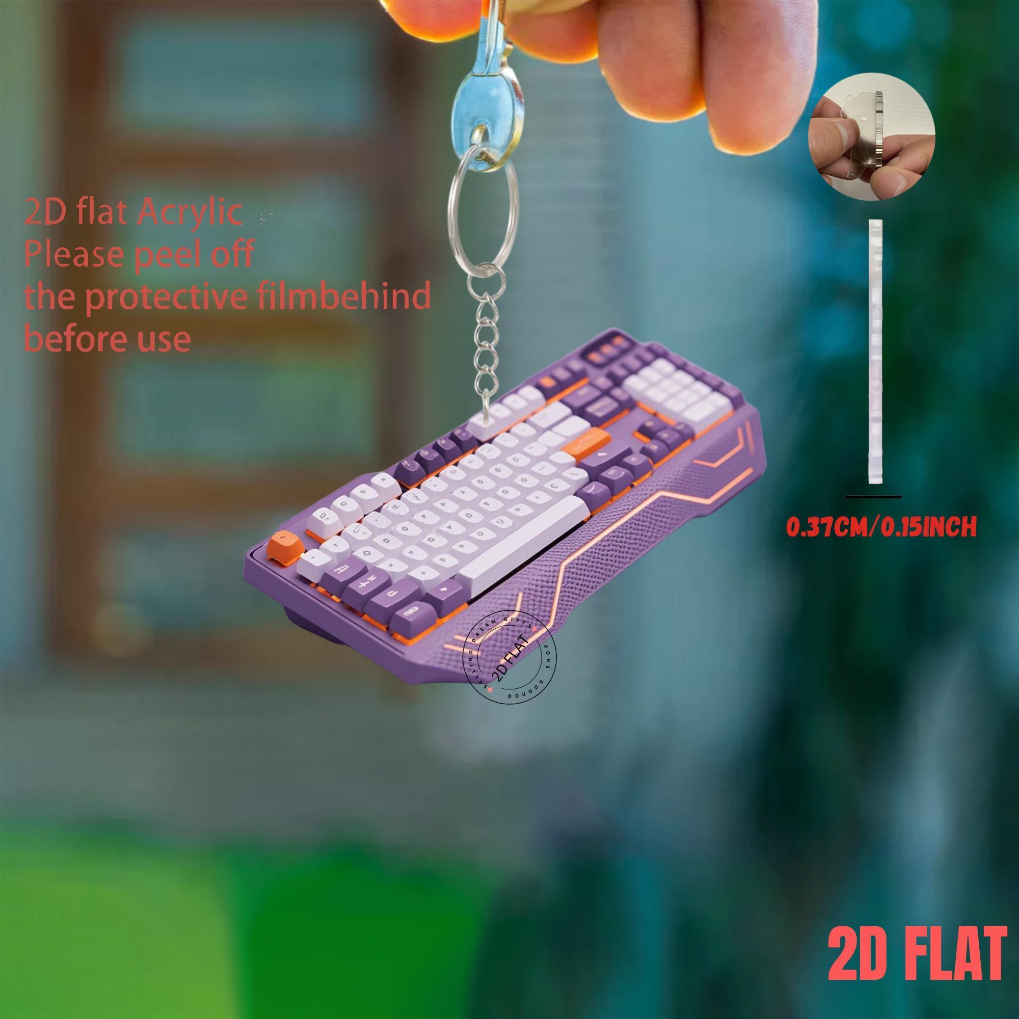 Llavero Acrílico 2D con Teclas - Office Tech Backpack reseña y precio