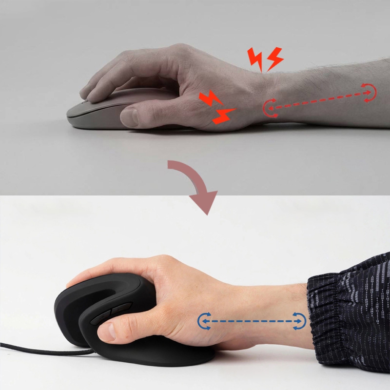 Ratón para Juegos Lenovo Verti - Ergonomic Mouse Vertical reseña y precio