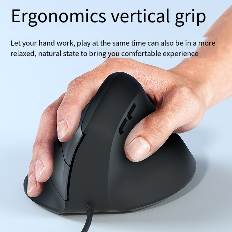 Ratón RGB Vertical con cable p - Ergonomic Mouse Vertical reseña y precio