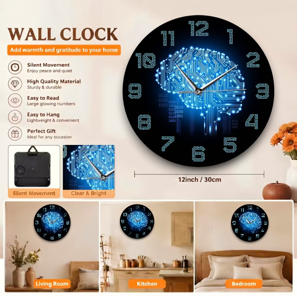Reloj de Pared Tech Brain con  - The Office It Tech reseña y precio
