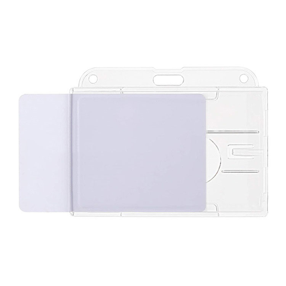 Transparent Work Card Holder w - Tech Office Worker reseña y precio