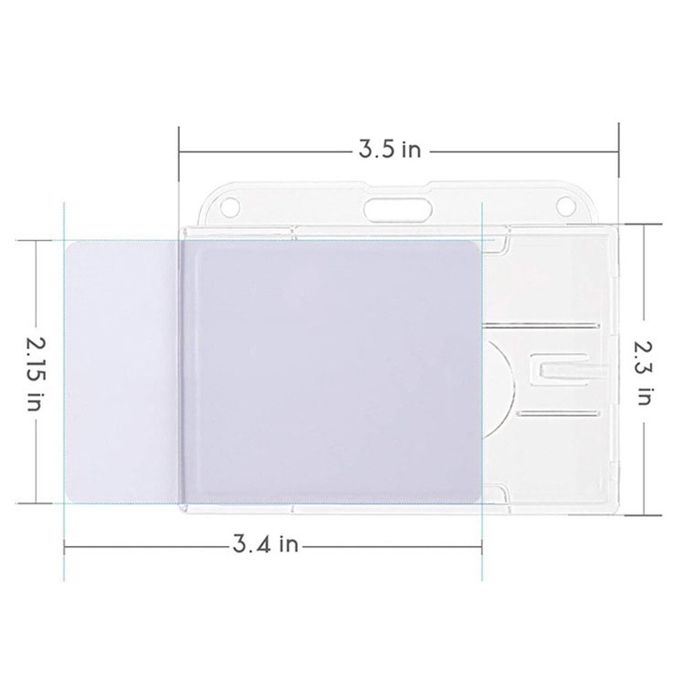 Transparent Work Card Holder w - Tech Office Worker reseña y precio
