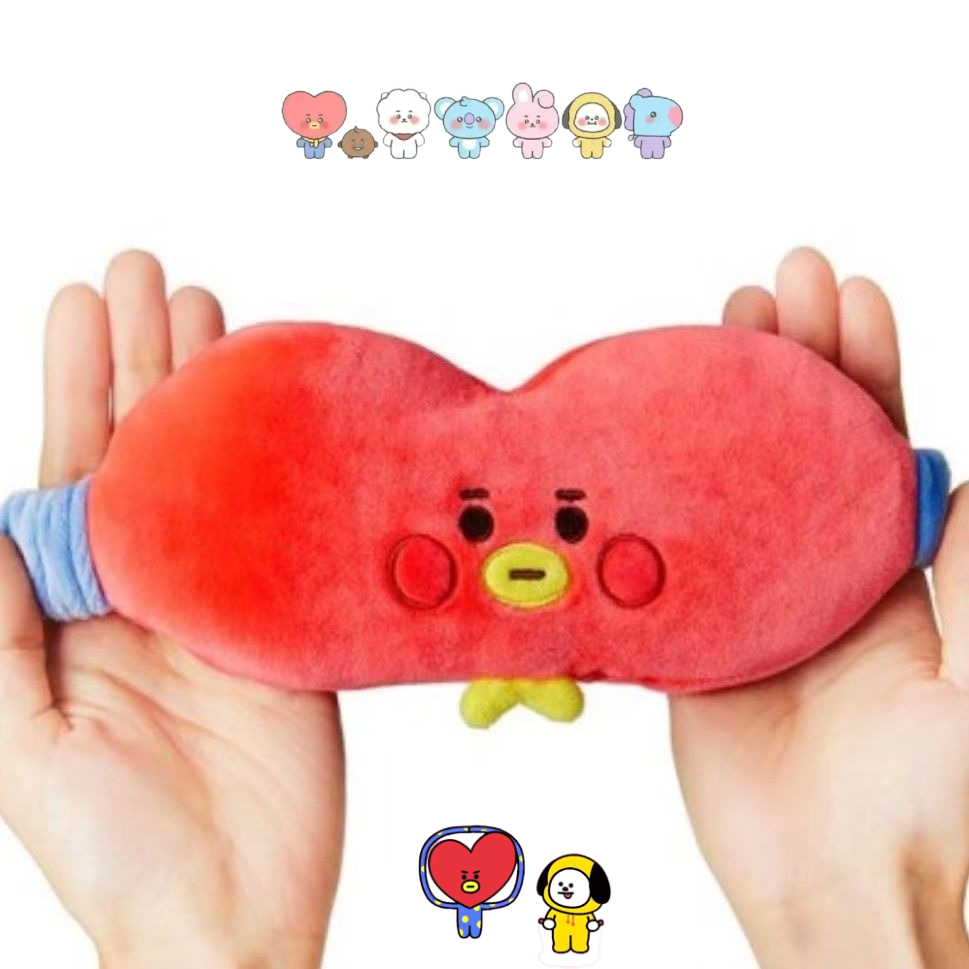 Antifaz de peluche BT21 con di - Office Tech reseña y precio