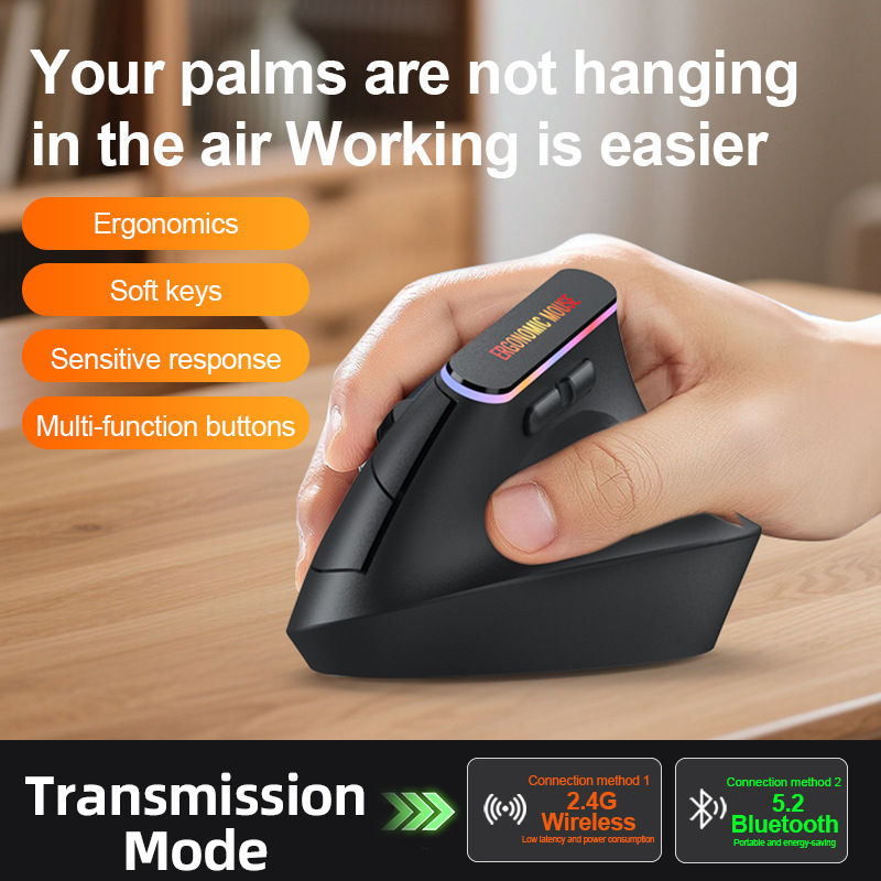 Ratón Inalámbrico Vertical Por - Ergonomic Mouse Vertical reseña y precio