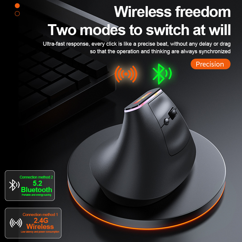Ratón Inalámbrico Vertical Por - Ergonomic Mouse Vertical reseña y precio
