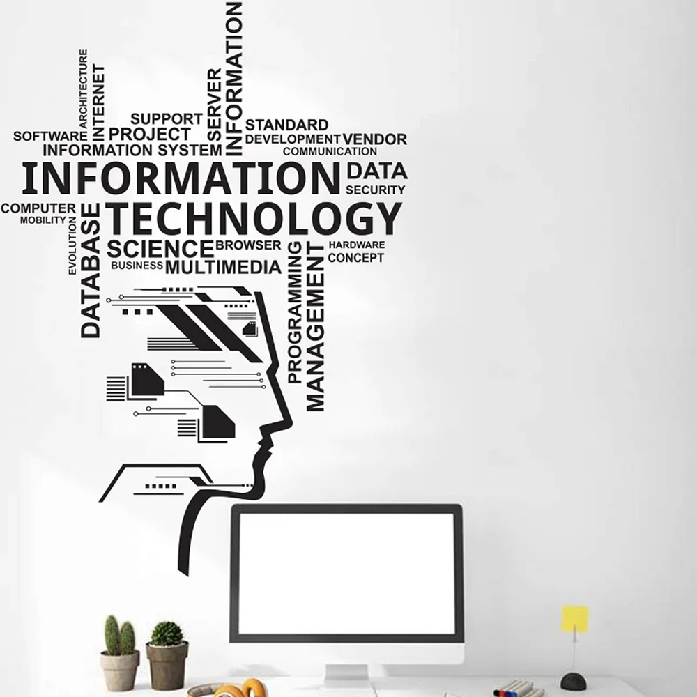 Vinilo Decorativo de Tecnologí - Information Technology Officer reseña y precio