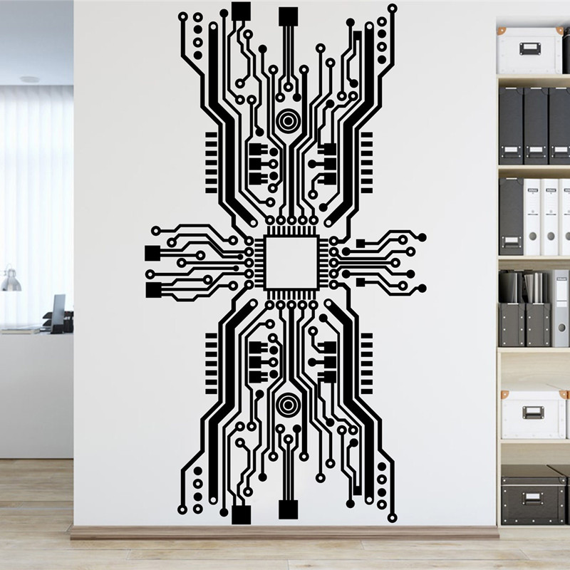 Pegatina de pared con Chip de  - The Office It Tech reseña y precio